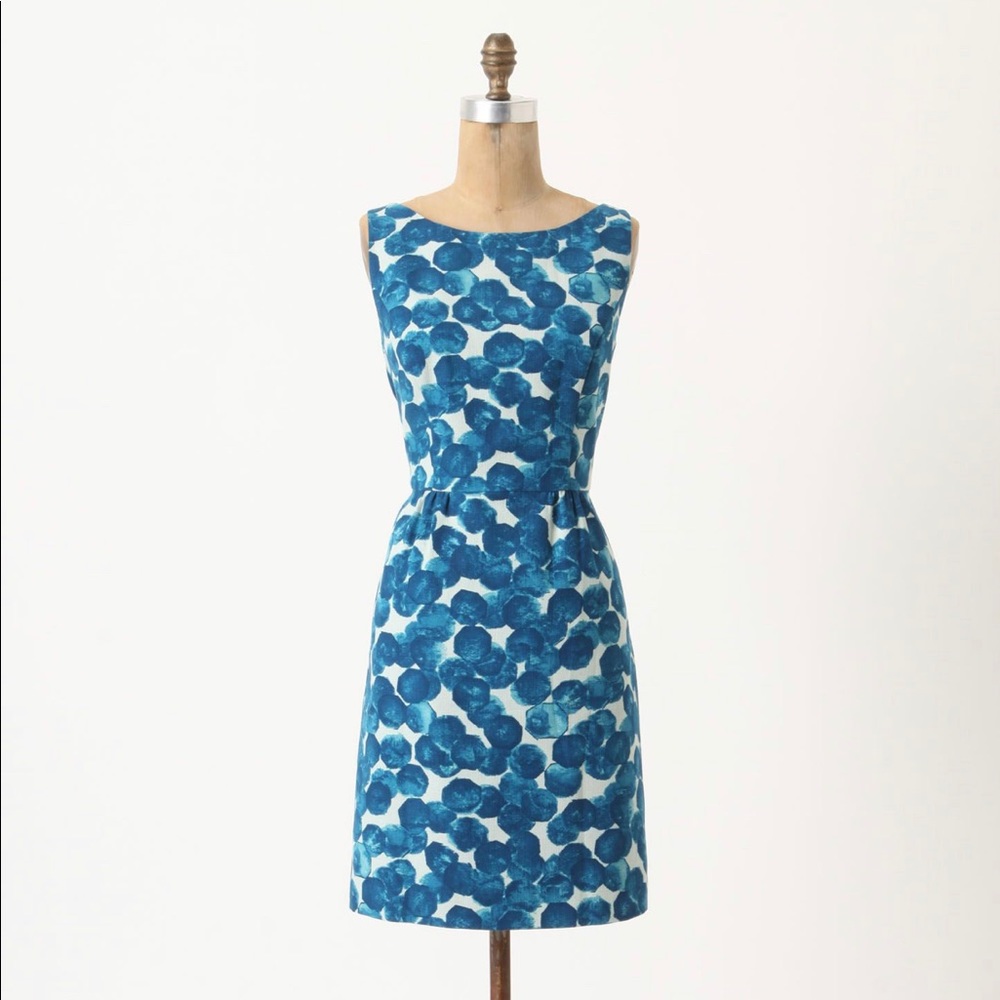 Anthropologie Tabitha Watercolor Gems Dress